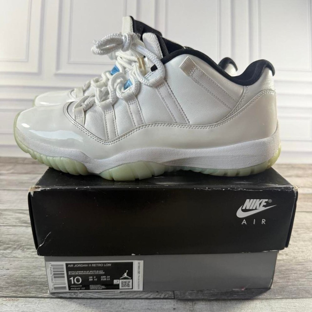 Air Jordan 11 Retro Low - white/legend blue sneakers - Picture 3 of 8
